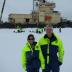 Georgia Tech professor Ellery Ingall and former Tech graduate student Julia Diaz studied the cycling of iron off the coast of Antarctica.