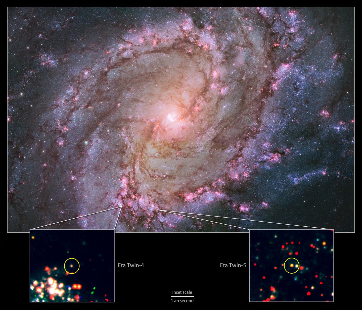 NASA's Spitzer, Hubble F<strong>In</strong>d 'tw<strong>In</strong>s' Of Superstar Eta Ca...