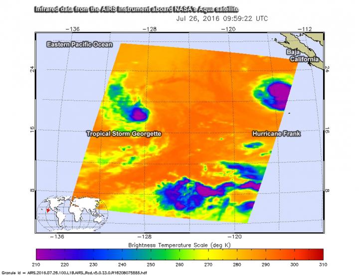 Eastern Pacific Storms Georgette And Frank See-saw In Strength | (e ...