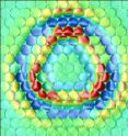 In a computer simulation, Jülich scientists succeeded in showing what shape these rings take on the crystal lattice of copper.