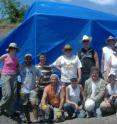 Arlington Archosaur Site excavation crew August 2008: Deb Nixon, Derek Main, Brad Carter, Phil Kirchhoff, Roger Fry, Tommy Diamond, Dana Austin, Bob Molchanov, Darlene Sumerfelt, Philip Scoggins and Kathy Kasper.