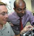 This is Dr. Mark Pharaoh (left) and Dr. Ramesh P. Arasaradnam of the University of Warwick.
