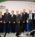 Singapore's Education Minister Dr. Ng Eng Hen (third from left) appears with leaders from the local host organizations, and organizers of the 2nd World Conference on Research Integrity, which was held in Singapore from July 21-24, 2010.