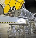 The first six flight-ready James Webb Space Telescope's primary mirror segments are prepped to begin final cryogenic testing at NASA's Marshall Space Flight Center in Huntsville, Ala. The first six flight-ready James Webb Space Telescope's primary mirror segments are prepped to begin final cryogenic testing at NASA's Marshall Space Flight Center in Huntsville, Ala.