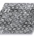 These are computer-generated 3D models (left) and corresponding 2D projection microscopy images (right) of nanostructures self-assembled from synthetic DNA strands called DNA bricks. A master DNA brick collection defines a 25-nanometer cubic “molecular canvas” with 1000 voxels. By selecting subsets of bricks from this canvas, Ke et al. constructed a panel of 102 distinct shapes exhibiting sophisticated surface features as well as intricate interior cavities and tunnels. These nanostructures may enable diverse applications ranging from medicine to nanobiotechnology and electronics.
