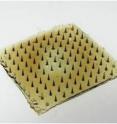 The Karp lab invented a bio-inspired flexible microneedle adhesive patch (2 x 2 cm) that can stick to soft tissues. The Karp lab invented a bio-inspired flexible microneedle adhesive patch (2 x 2 cm) that can stick to soft tissues.
