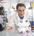 Michael J. Aziz (pictured) and others at Harvard University have developed a metal-free flow battery that relies on the electrochemistry of naturally abundant, small organic molecules to store electricity generated from renewable, intermittent energy sources.
