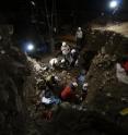 This is an excavation of Neolithic human remains at the Portalon cave.