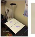 This robot used the new UW model to imitate a human moving toy food objects around a tabletop. By learning which actions worked best with its own geometry, the robot arm could use different means to achieve the same goal -- a key to enabling robots to learn through imitation.