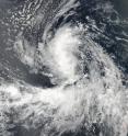 On Aug. 22 at 11:30 a.m. EDT (1530 UTC) NASA-NOAA's Suomi NPP satellite saw Tropical Storm Gaston developing in the eastern Atlantic Ocean.