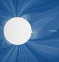 This is a conceptual animation (not to scale) showing the Sun's corona and solar wind.