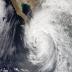 On Sept. 6 at 2:25 p.m. EDT (18:25 UTC) NASA's Terra satellite captured this visible image of Hurricane Newton over the southern tip of Baja California, Mexico.